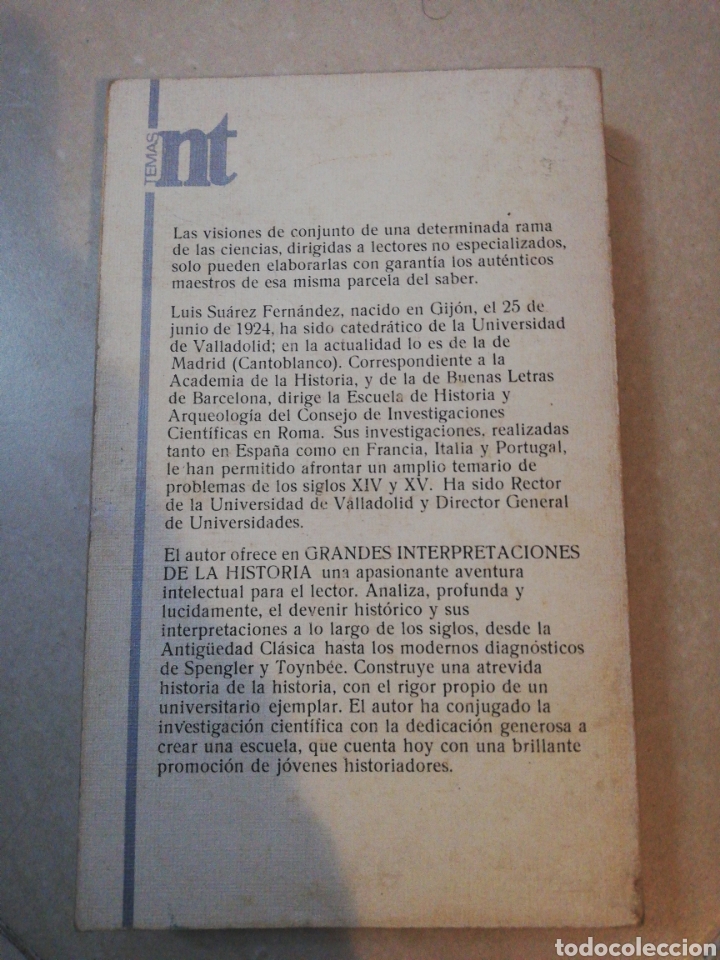 Libros: Grandes interpretaciones de la historia, Luis Su&aacute;rez, NT - Foto 2