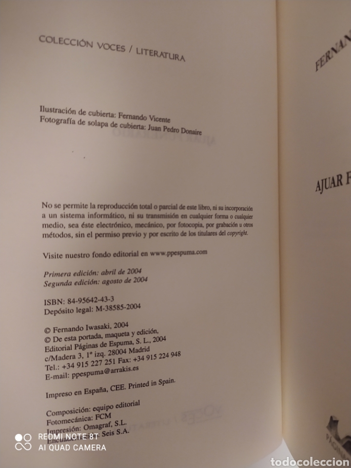 Libros: Ajuar funerario Fernando Iwasaki - Foto 4