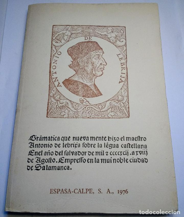 Libros: Gram&aacute;tica de la lengua castellana - NEBRIJA ANTONIO DE - Foto 1