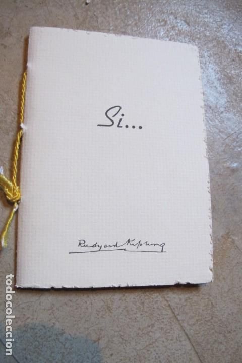 Libros: SI... J. RUDYARD KIPLING. 1953 BARCELONA VARIOS IDIOMAS - Foto 1