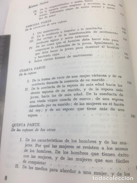 Libros: KAMA SUTRA - ANONIMO - EDITORIAL A.T.E. (Barcelona) - 1973 - Foto 5