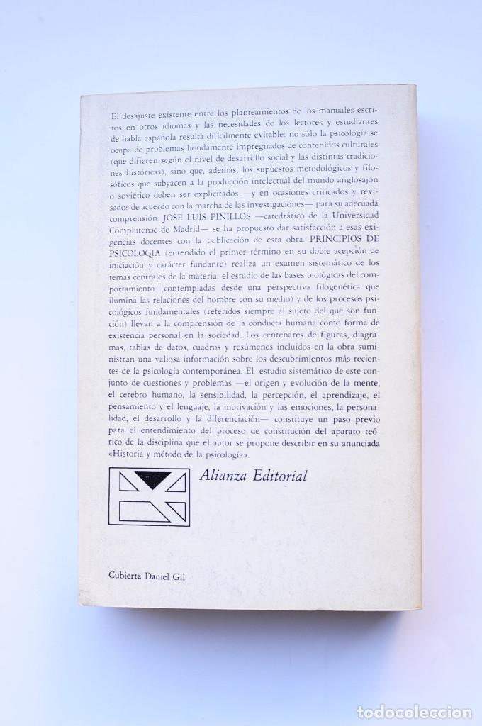 Libros: Principios de psicolog&iacute;a - PINILLOS, Jos&eacute; Luis - Foto 4