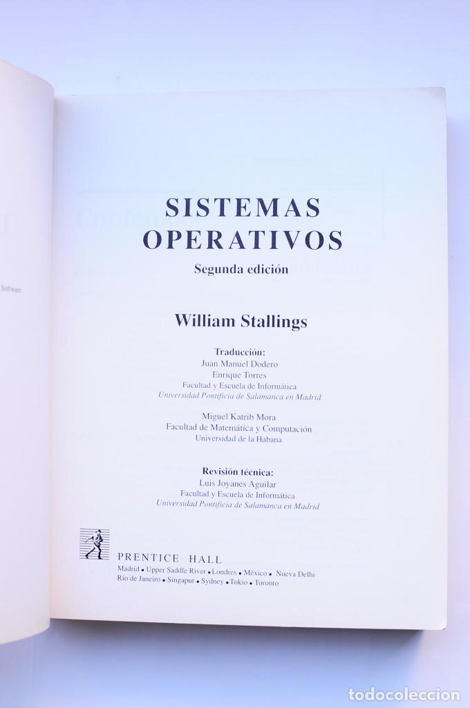 Libros: Sistemas operativos - STRALLINGS, William - Foto 2