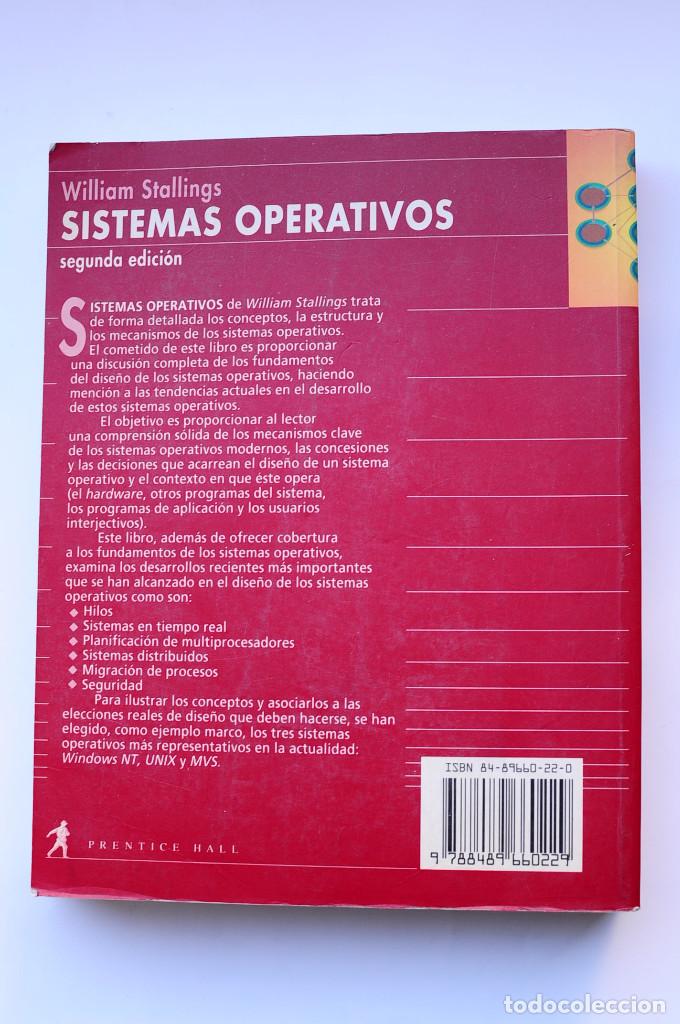 Libros: Sistemas operativos - STRALLINGS, William - Foto 4