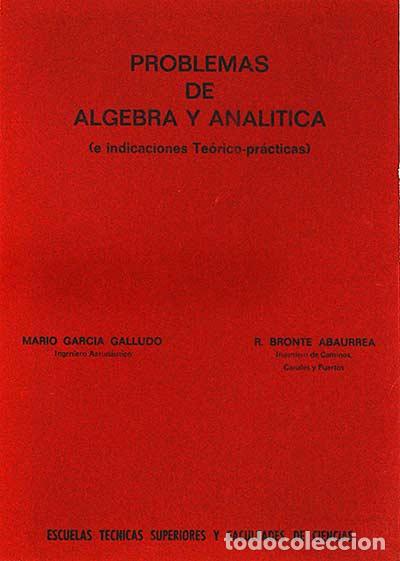 Libros: Problemas de algebra y anal&iacute;tica - M Garcia y R Bronte - Foto 1