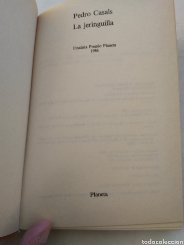 Libros: LA JERINGUILLA/PEDRO CASALS - Foto 2