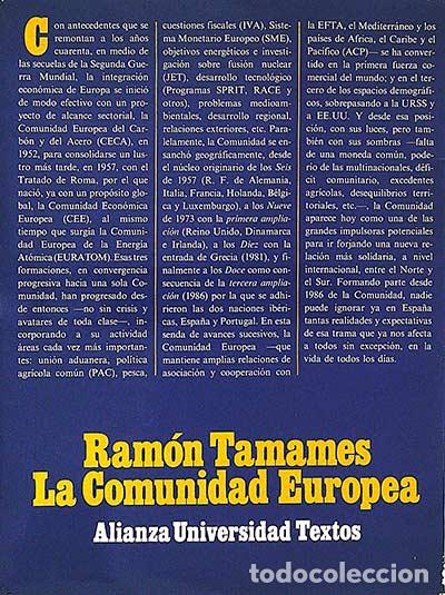 Libros: La Comunidad Europea - Ram&oacute;n Tamames - Foto 1