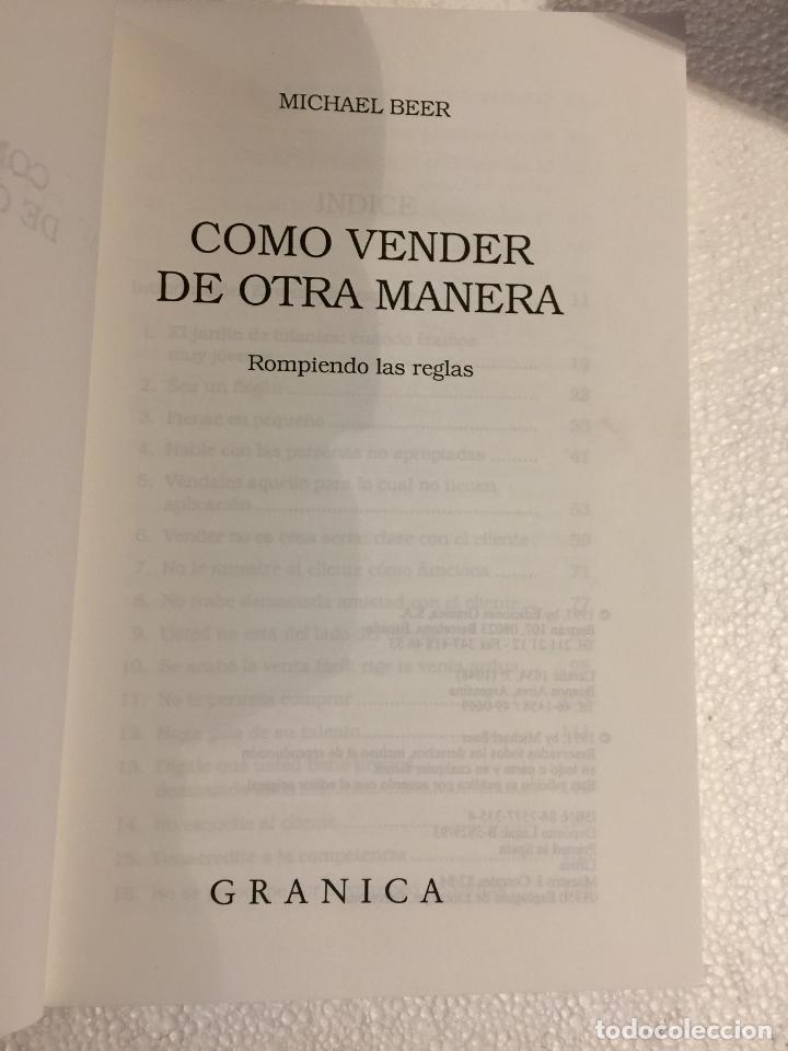 Libros: C&oacute;mo vender de otra manera - Michael Beer - Foto 4