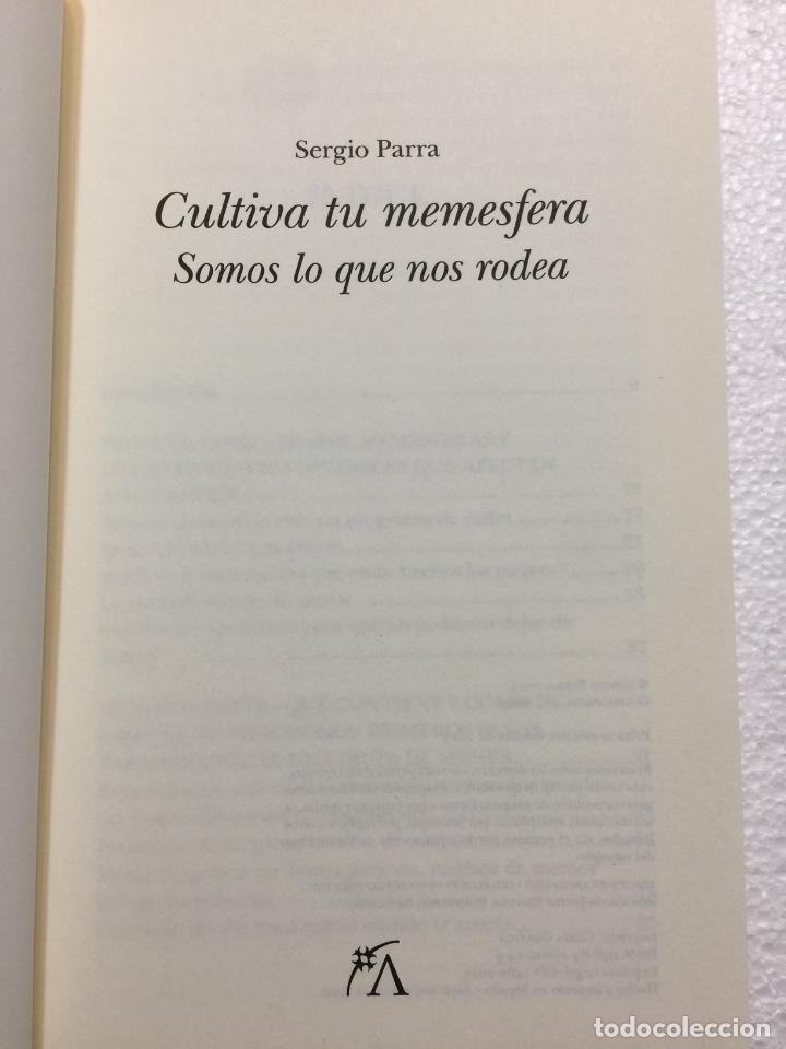 Libros: Cultiva tu memesfera - Sergio Parra - Foto 2