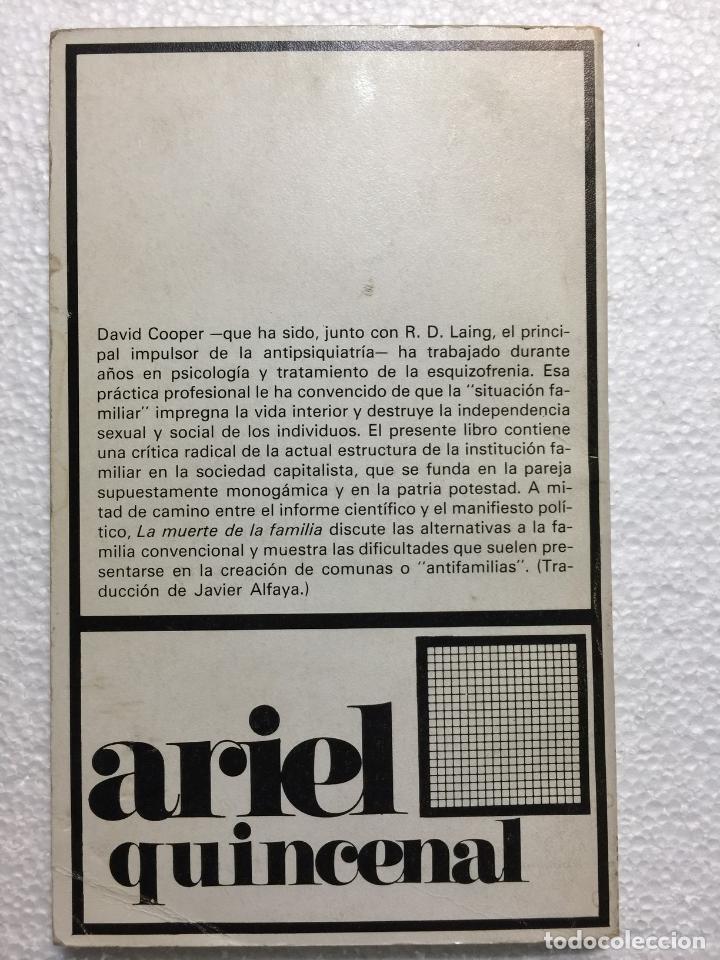 Libros: La muerte de la familia - David Cooper - Foto 6