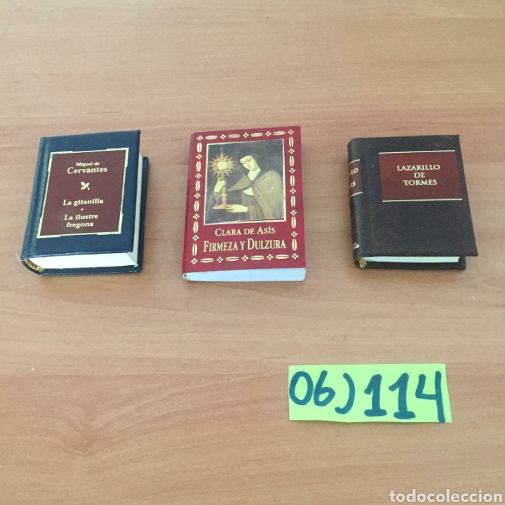 Libros: Lote de librillos clara de As&iacute;s, lazarillo de tormes y la gitanilla - Foto 1