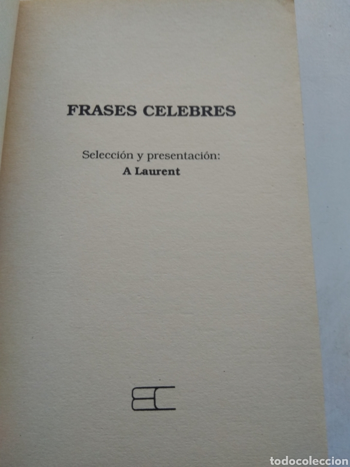 Libros: FRASES C&Eacute;LEBRES - Foto 2