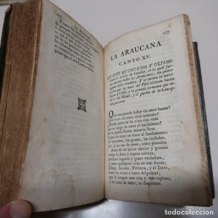 Libros: LA ARAUCANA - DE ERCILLA, ALONSO. 1776. 2 VOL. - Foto 4