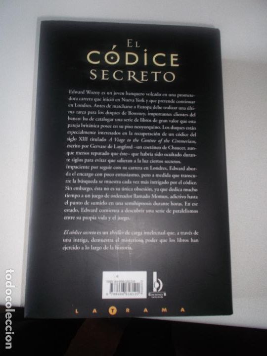 Libros: EL CODICE SECRETO, LEV GROSMAN,2006 - Foto 2
