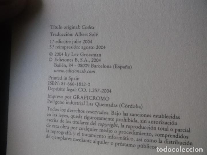 Libros: EL CODICE SECRETO, LEV GROSMAN,2006 - Foto 4