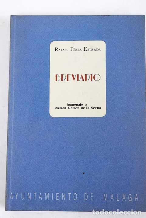 Libros: Breviario.- P&eacute;rez Estrada, Rafael - Foto 1
