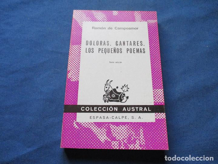 Libros: DOLORAS. CANTARES. LOS PEQUE&Ntilde;OS POEMAS - RAM&Oacute;N DE CAMPOAMOR - Foto 1
