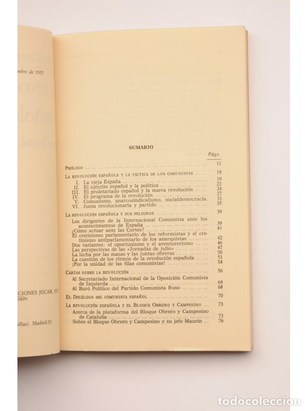 Libros: La revoluci&oacute;n espa&ntilde;ola - TROSTKI, Le&oacute;n - Foto 3