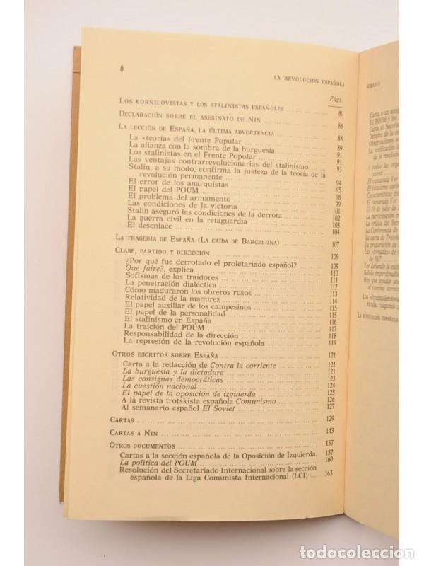 Libros: La revoluci&oacute;n espa&ntilde;ola - TROSTKI, Le&oacute;n - Foto 4