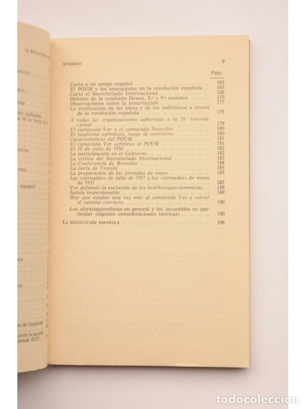 Libros: La revoluci&oacute;n espa&ntilde;ola - TROSTKI, Le&oacute;n - Foto 5