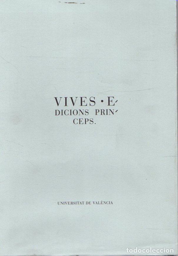 Libros: Vives. Edicions pr&iacute;nceps - NO CONSTA AUTOR - Foto 1