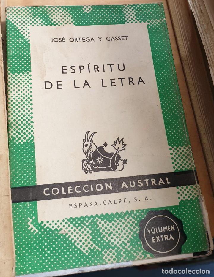 Libros: Esp&iacute;ritu de la letra - ORTEGA Y GASSET, JOS&Eacute; - Foto 1