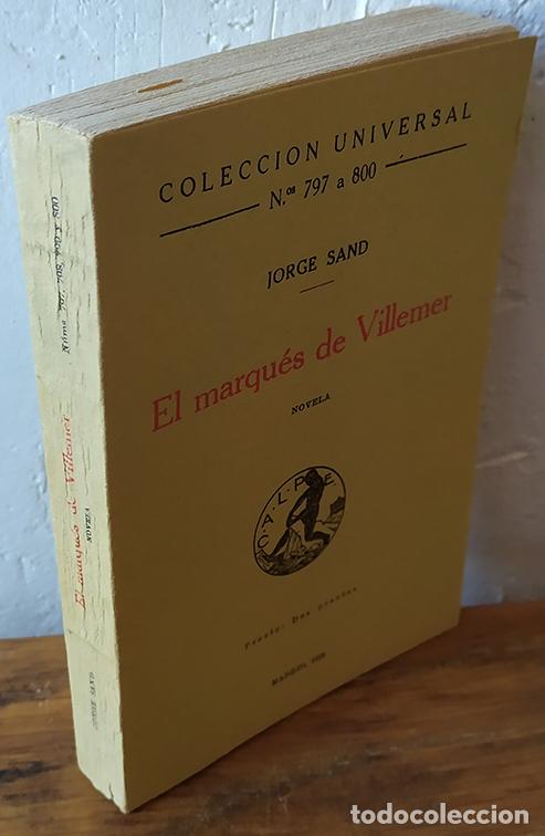 Libros: EL MARQU&Eacute;S DE VILLEMER - JORGE SAND - Foto 1
