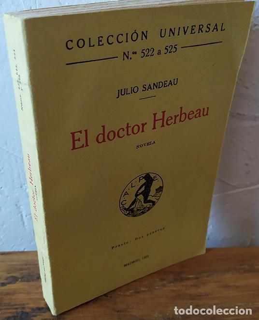 Libros: EL DOCTOR HERBEAU - JULIO SANDEAU - Foto 1