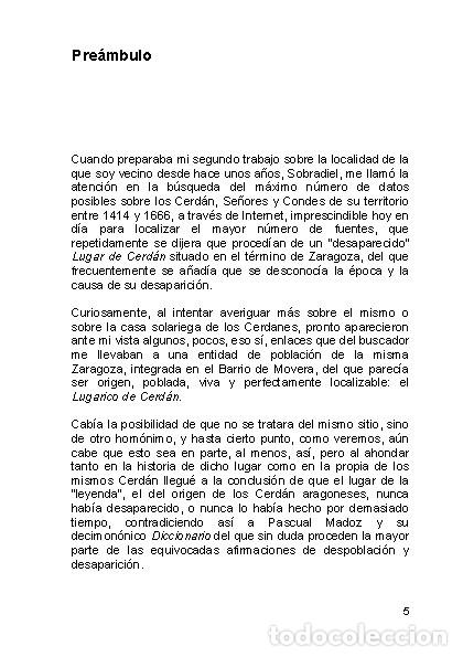Libros: Siest. Historia del Lugarico de Cerd&aacute;n. (LAGARDA) - Foto 3