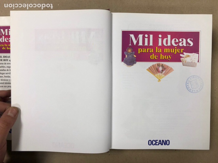 Libros: MIL IDEAS PARA LA MUJER DE HOY. EDITORIAL OC&Eacute;ANO 2007. - Foto 3