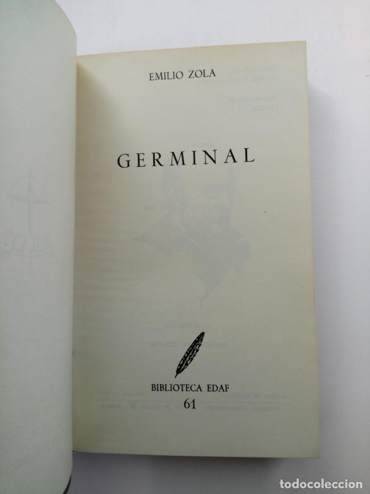Libros: GERMINAL - E. ZOLA - EDAF - Foto 2
