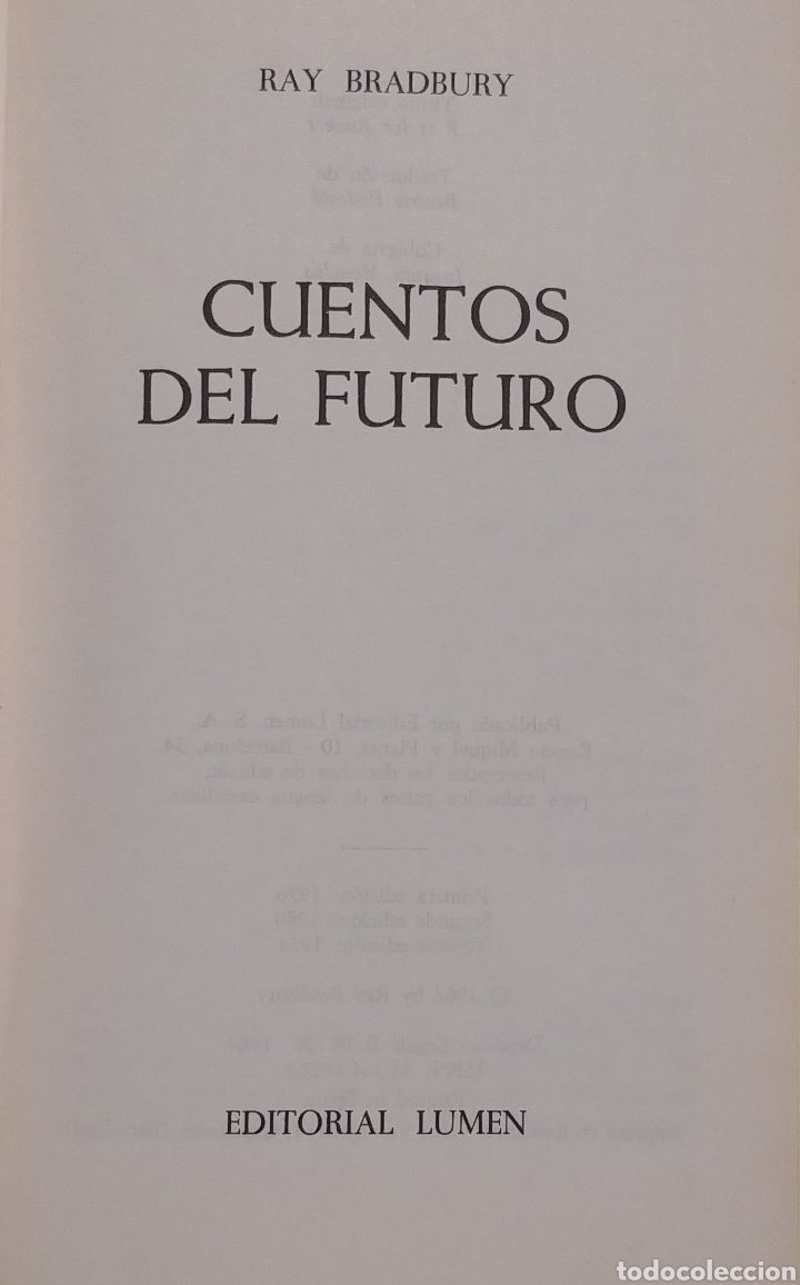 Libros: CUENTOS DEL FUTURO - Foto 4