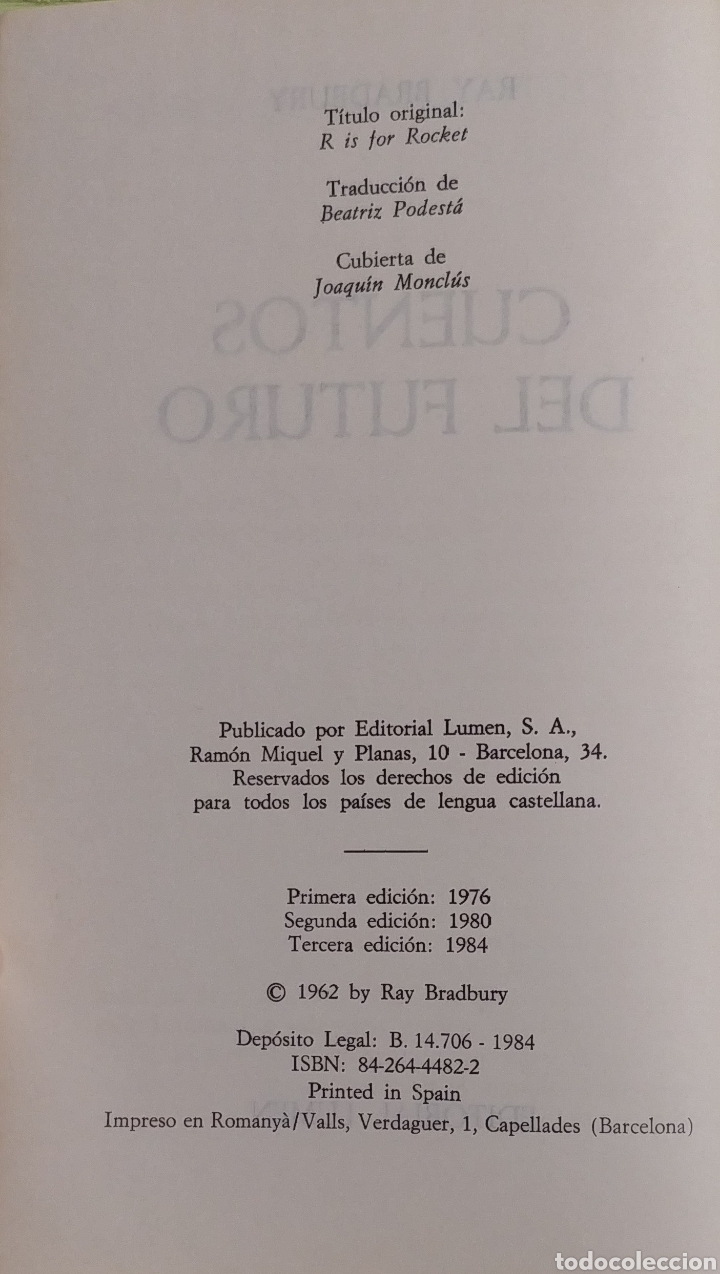 Libros: CUENTOS DEL FUTURO - Foto 5