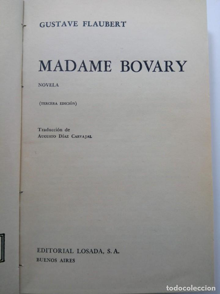 Libros: MADAME BOVARY - GUSTAVE FLAUBERT - EDITORIAL LOSADA - Foto 1