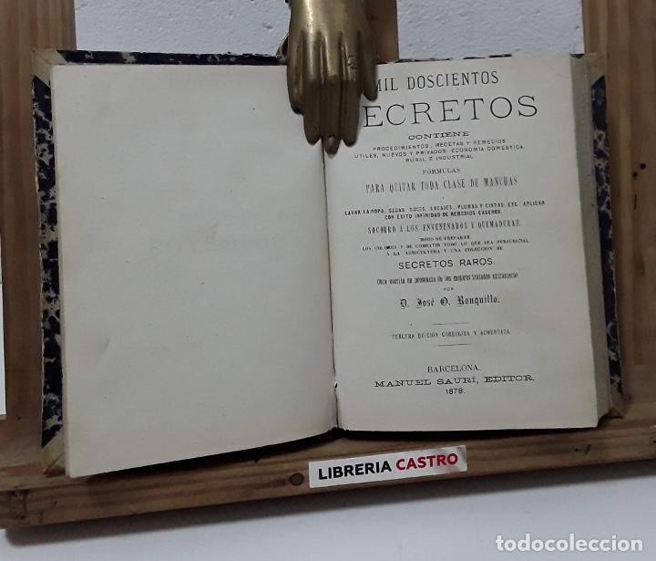 Libros: Mil doscientos secretos - Jos&eacute; D. Ronquillo - Foto 1