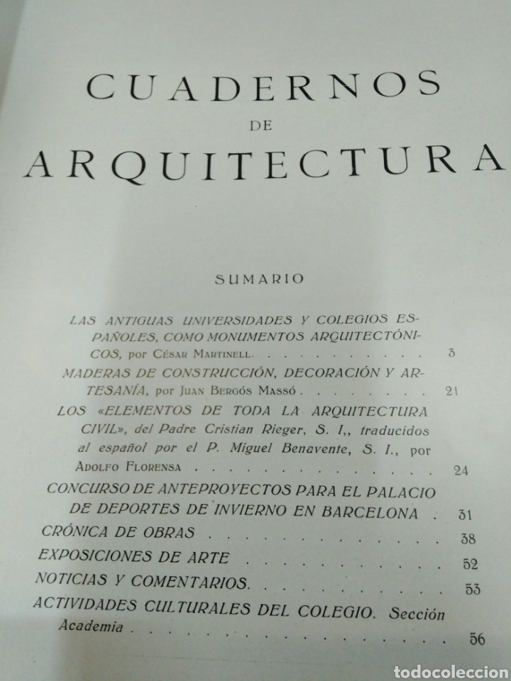 Libros: CUADERNOS DE ARQUITECTURA n&ordm; 9 - V. V. A. A. - Foto 2