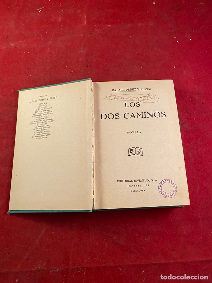 Libros: LOS DOS CAMINOS Rafael P&eacute;rez y Perez - Foto 1