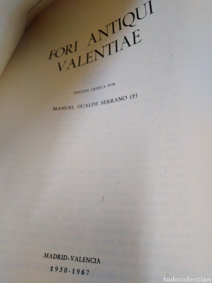 Libros: FORI ANTIQUI VALENTIAE - DUALDE SERRANO. Manuel - Foto 2