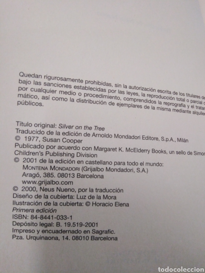 Libros: EL ARBOL DE PLATA - COOPER, S - Foto 4
