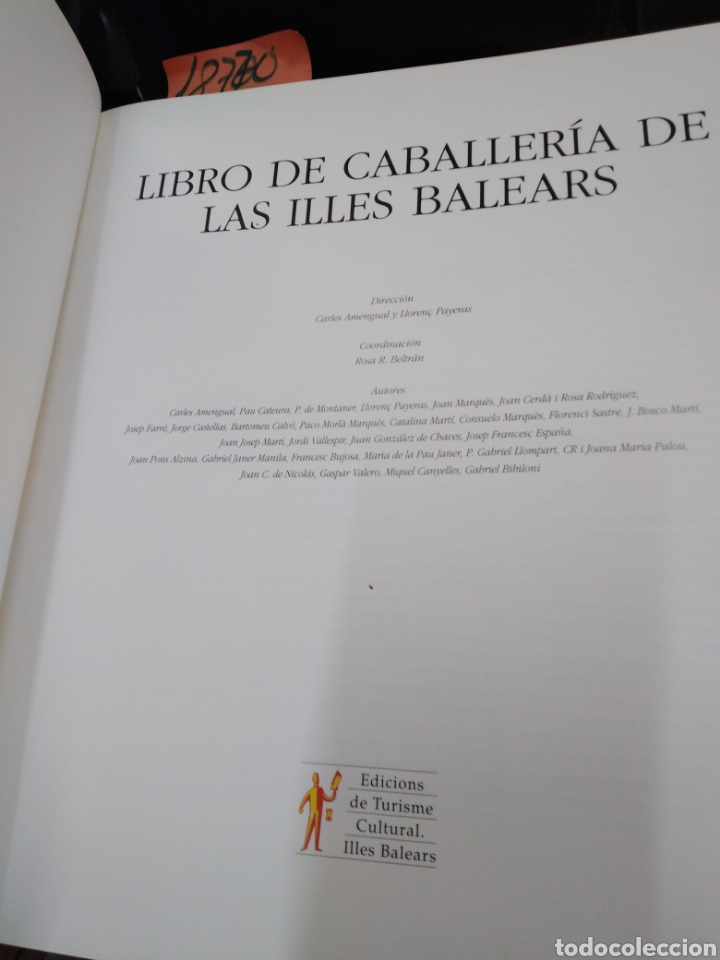 Libros: LIBRO DE CABALLERIA DE LAS ILLES BALEARS - V.V. A. A - Foto 2