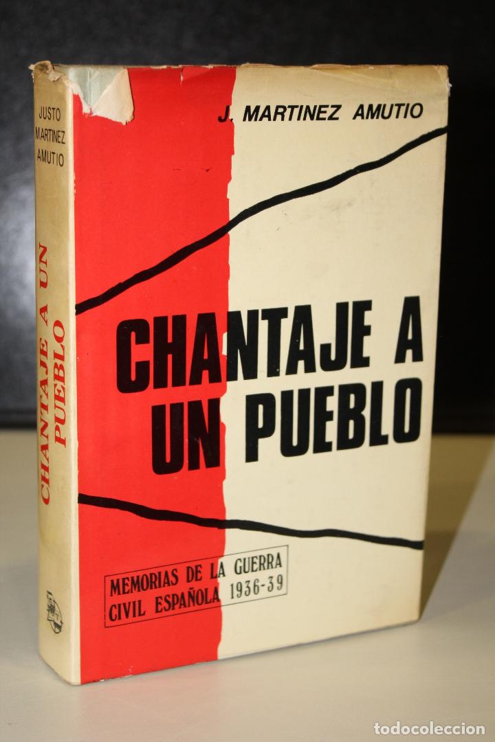 Libros: Chantaje a un pueblo - Mart&iacute;nez Amutio, J. - Foto 1