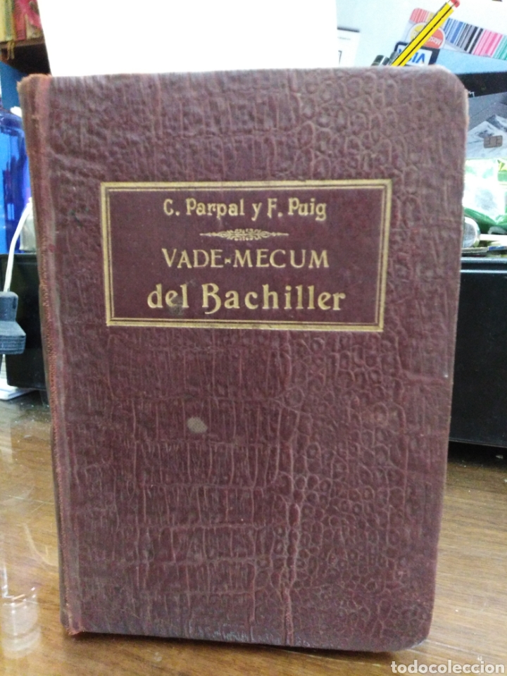 Libros: VADE-MECUM DEL BACHILLER - PARPAL, C. y PUIG, F. - Foto 1