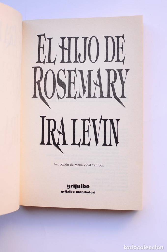 Libros: El hijo de Rosemary - LEVIN, Ira - Foto 2