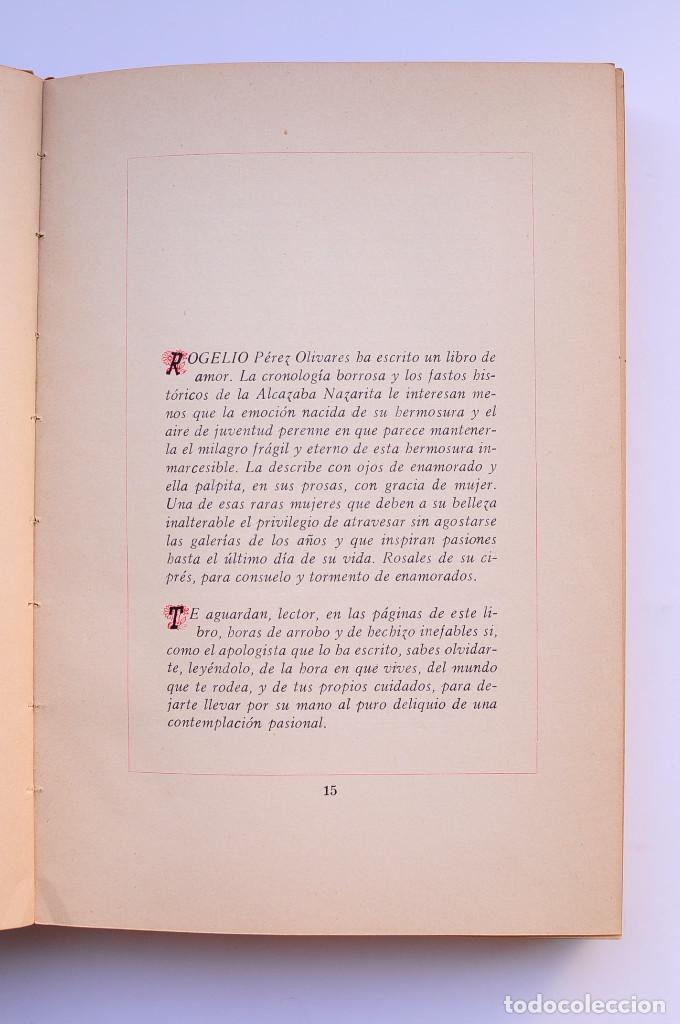 Libros: La Alhambra de Granada - P&Eacute;REZ OLIVARES, Rogelio - Foto 3