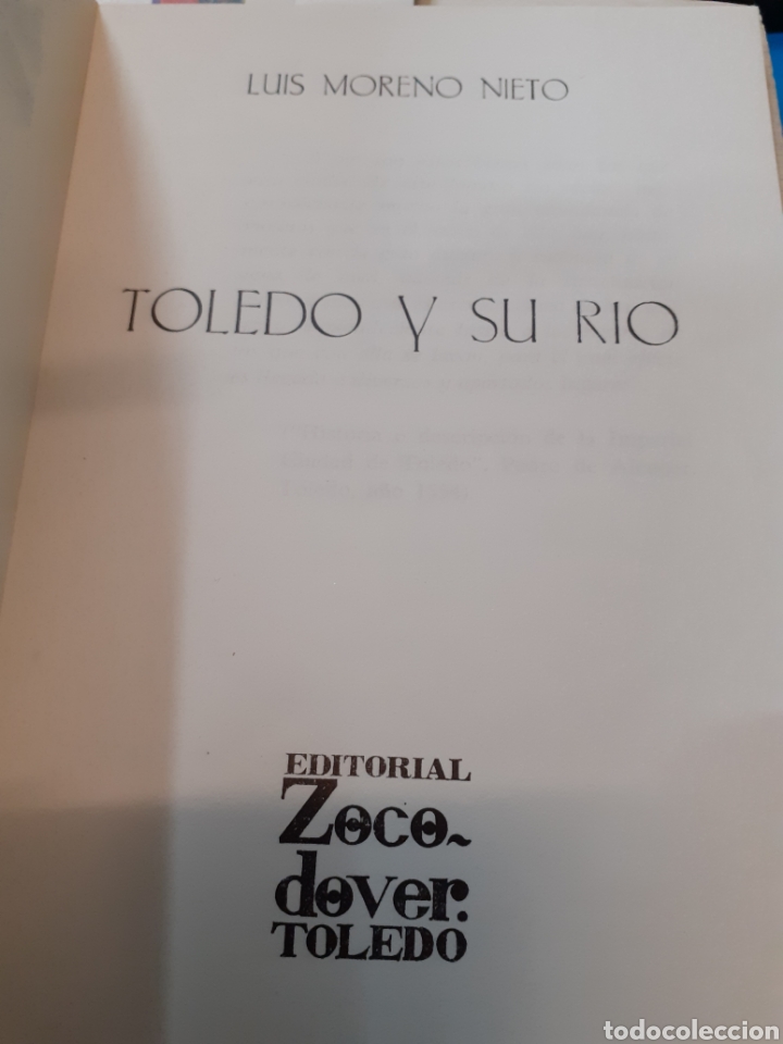 Libros: TOLEDO Y SU RIO - MORENO NIETO, Luis - Foto 3
