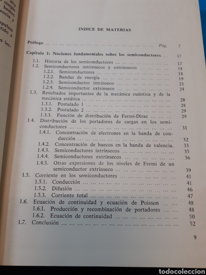 Libros: FISICA Y ELECTRONICA DE LOS SEMI CONDUCTORES - CASSIGNOL, E. J. - Foto 4