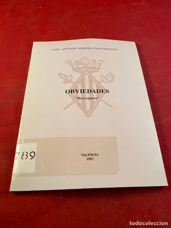 Libros: OBVIEDADES &ldquo;Borreguero&rdquo; Valencia 1997 - Foto 1