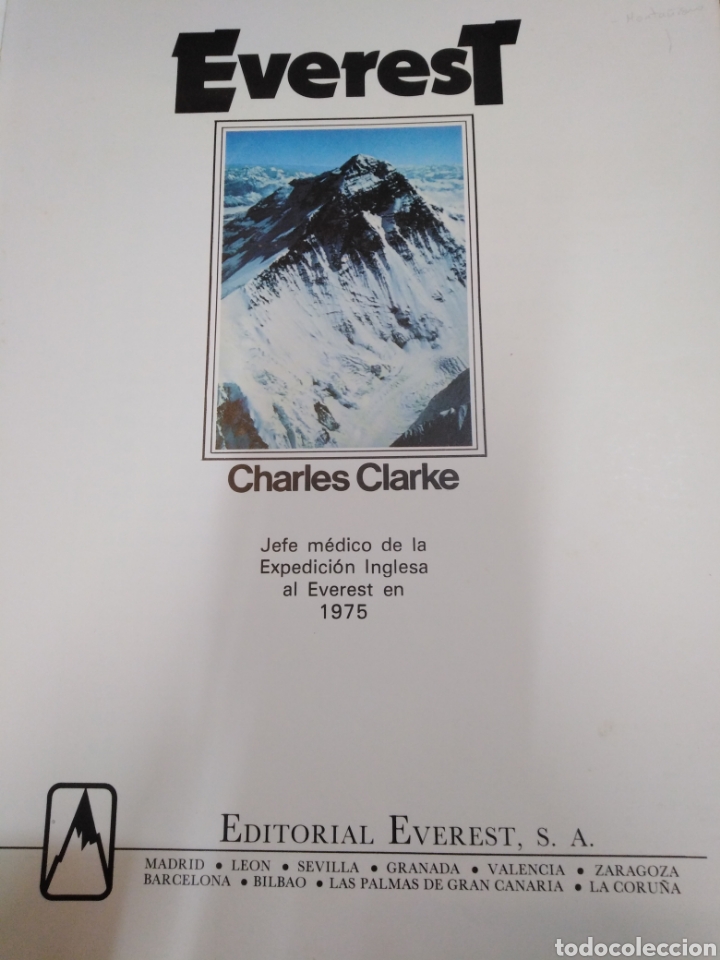 Libros: EXPEDICION AL EVEREST - CLARKE, Ch. - Foto 3