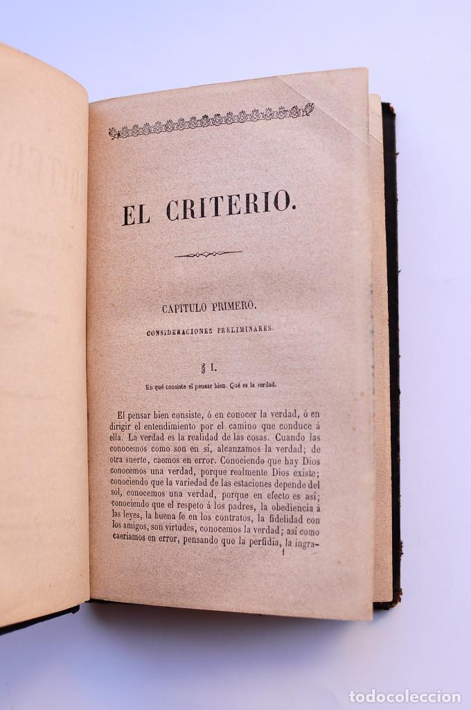 Libros: El criterio - BALMES, Jaime - Foto 4