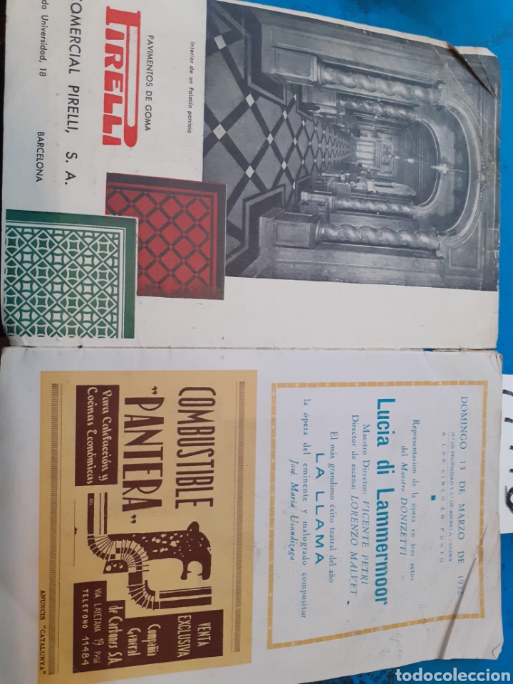 Libros: GRAN TEATRO DEL LICEO. Temporada 1931-32 - PROGRAMA OFICIAL - Foto 3